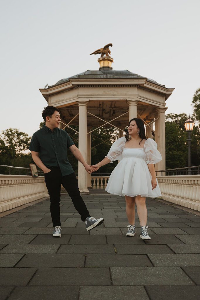 sweet and candid engagement photos