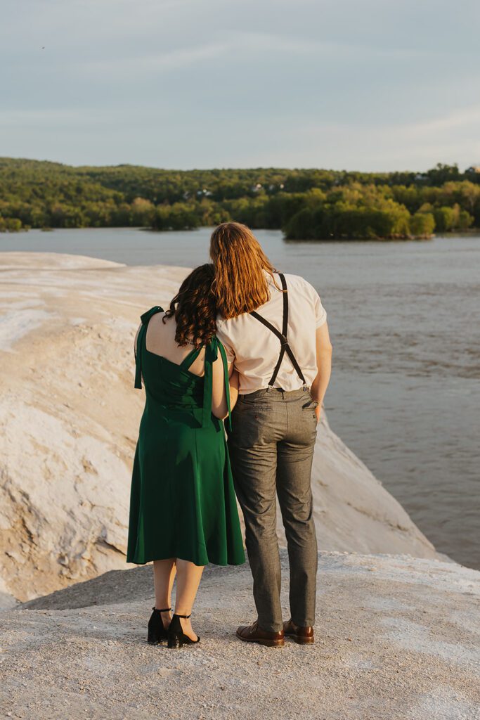 Sweet and playful White Cliffs of Conoy Engagement Photos