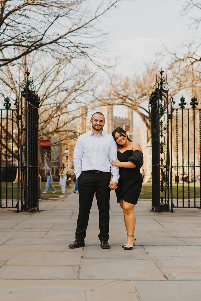 timeless and dreamy engagement photos in Princeton NJ