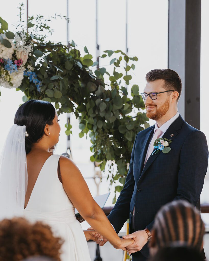 wedding ceremony on moshulu