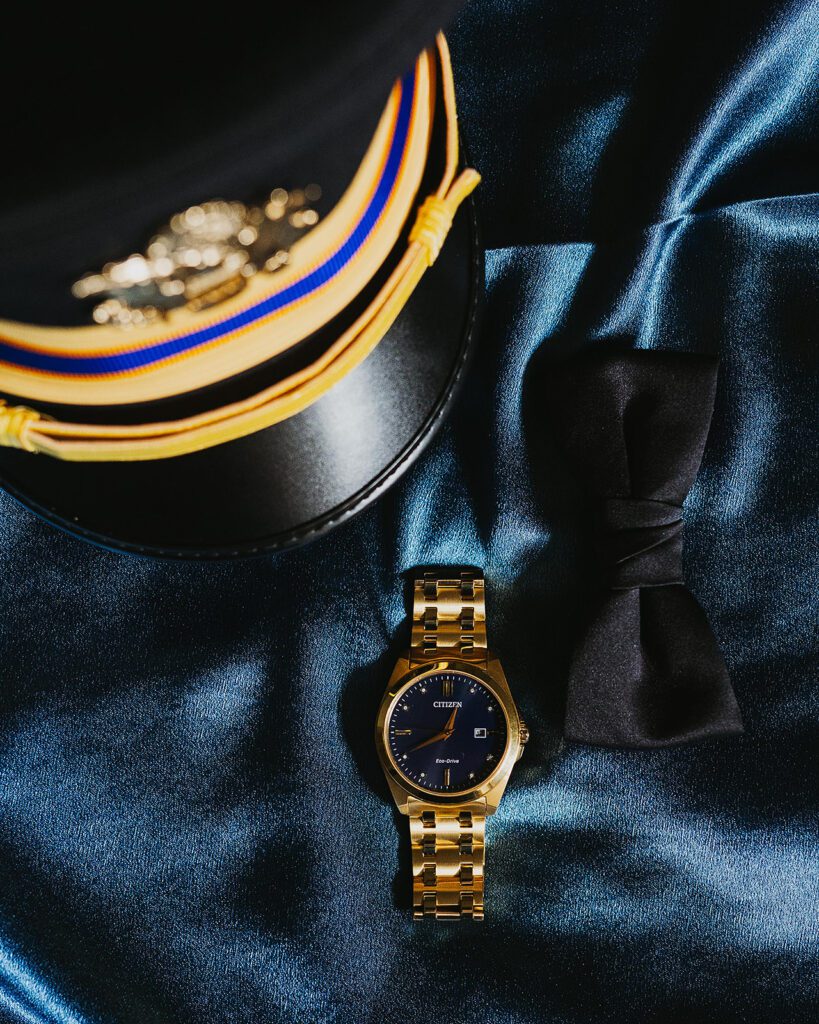 groom's military wedding details